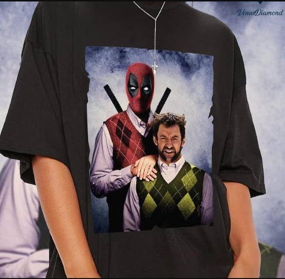 Deadpool & Wolverine Brothers T-Shirt - Funny Superhero Tee