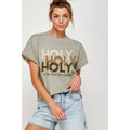 Holy Holy Holy Vintage  Graphic Crop Top