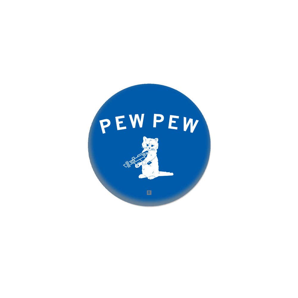 Pew Pew 1" Button