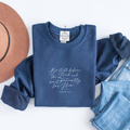 Wait For the Lord Christian Bible Verse Sweatshirt