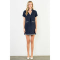 Short Sleeve Textured Dress