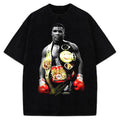 Mike Tyson Graphic Tee Champion Belts Vintage 80s T-Shirt
