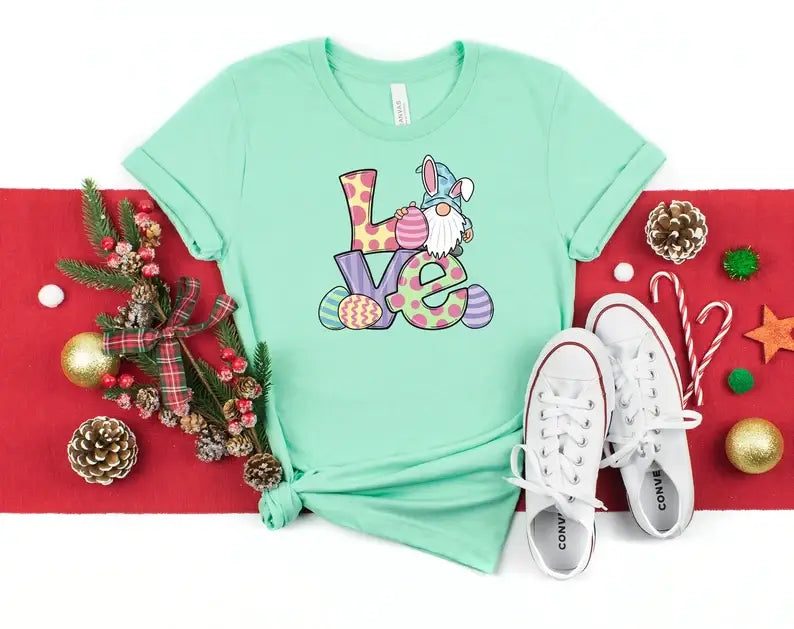 Easter Love Gnome T-Shirt