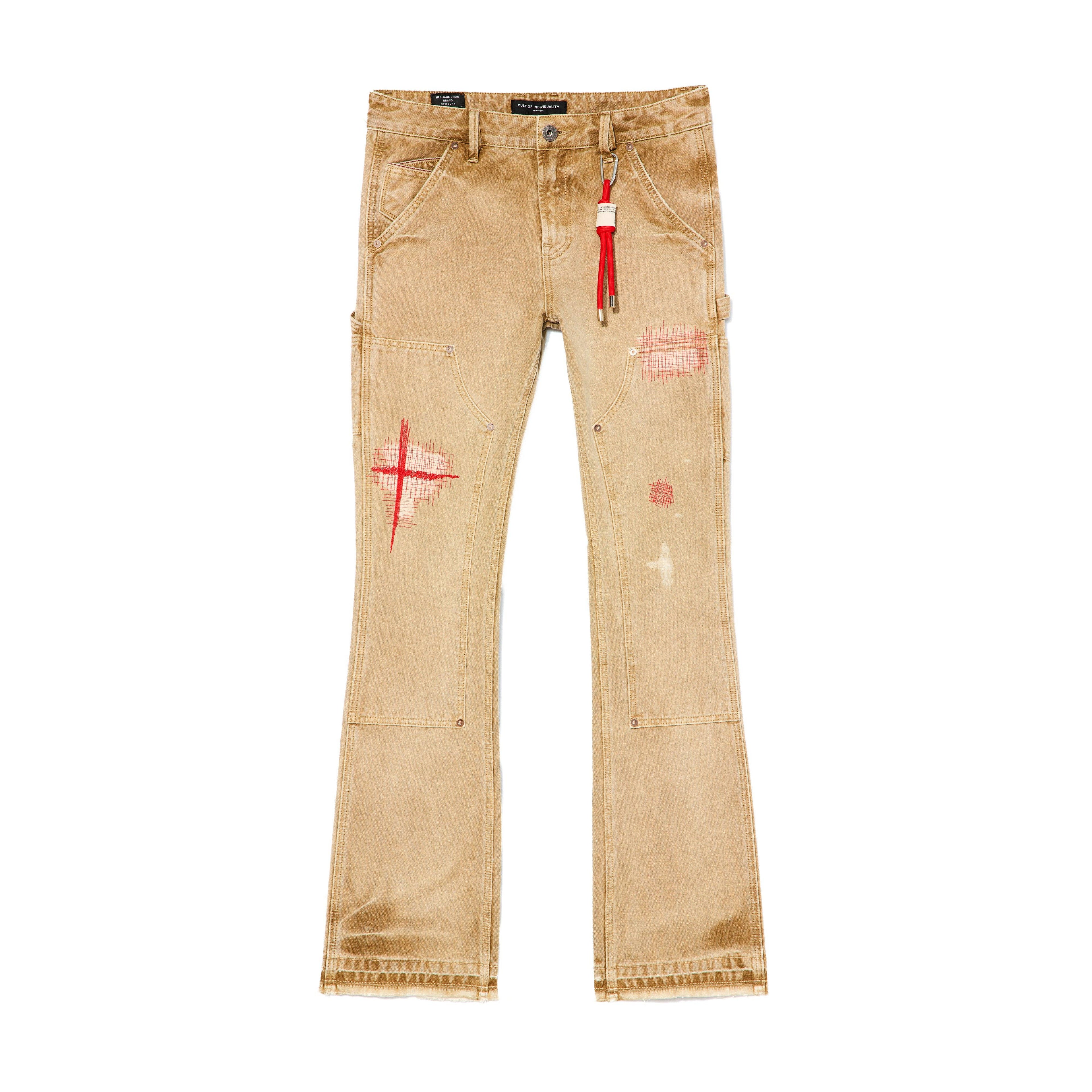 Cult's Lenny Bootcut 603 Jeans in Khaki Canvas