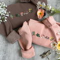 Camping Nature Embroidered Sweatshirt
