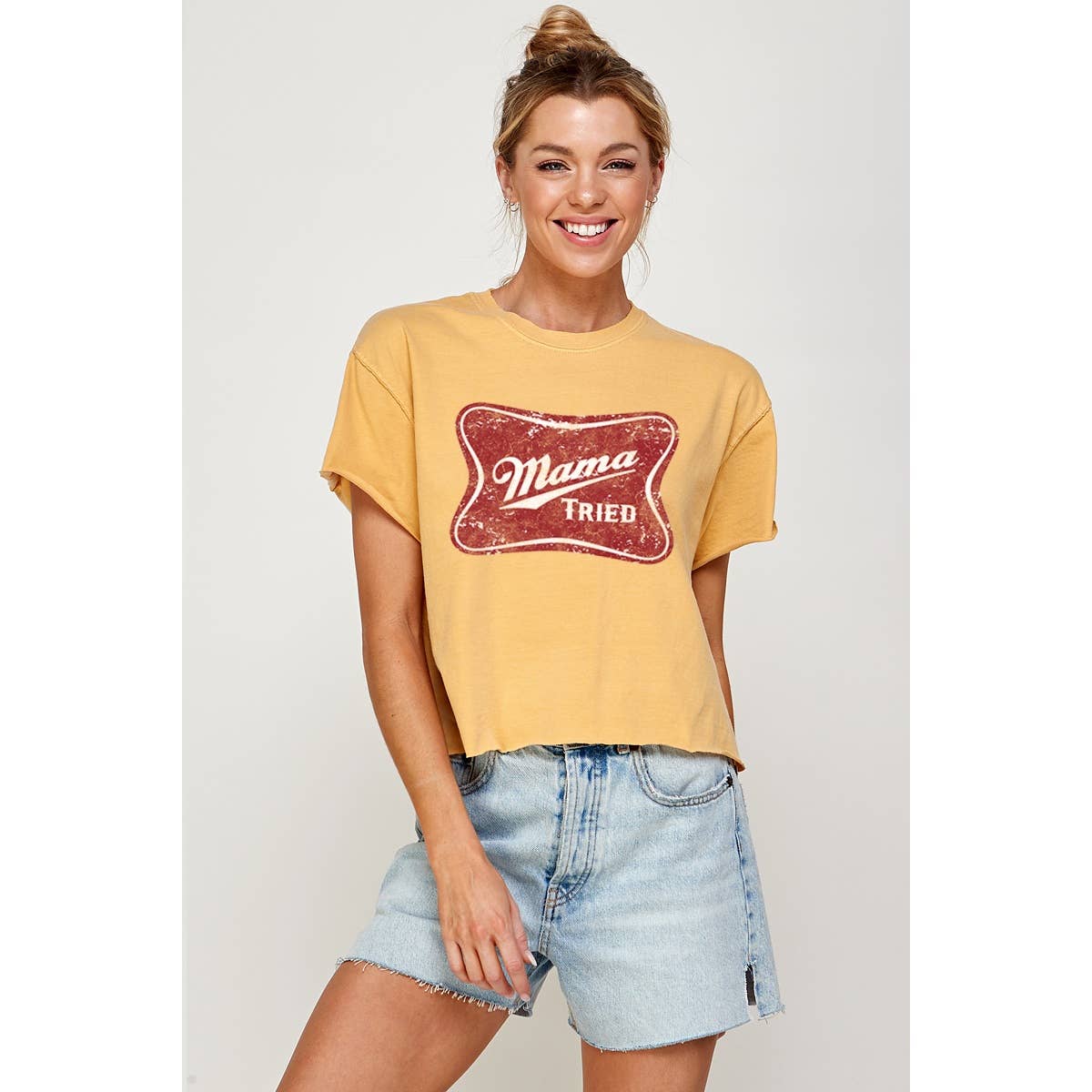 Mama Tried Vintage  Graphic Crop Top