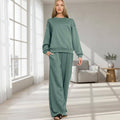 0202 Scuba Crewneck Pullover & Pants 2 Piece Set SI-28196