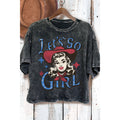 Lets Go Girl - Mineral Wash Cropped Top