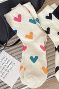 ,..._ Valentine Heart Pattern Casual Socks