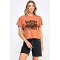 Buffalo Wy Vintage Graphic Crop Top