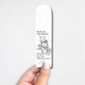 Turn To the Bible For the Word Metal Christian Bookmark