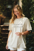 All You Need Is Love Oversized Graphic Top