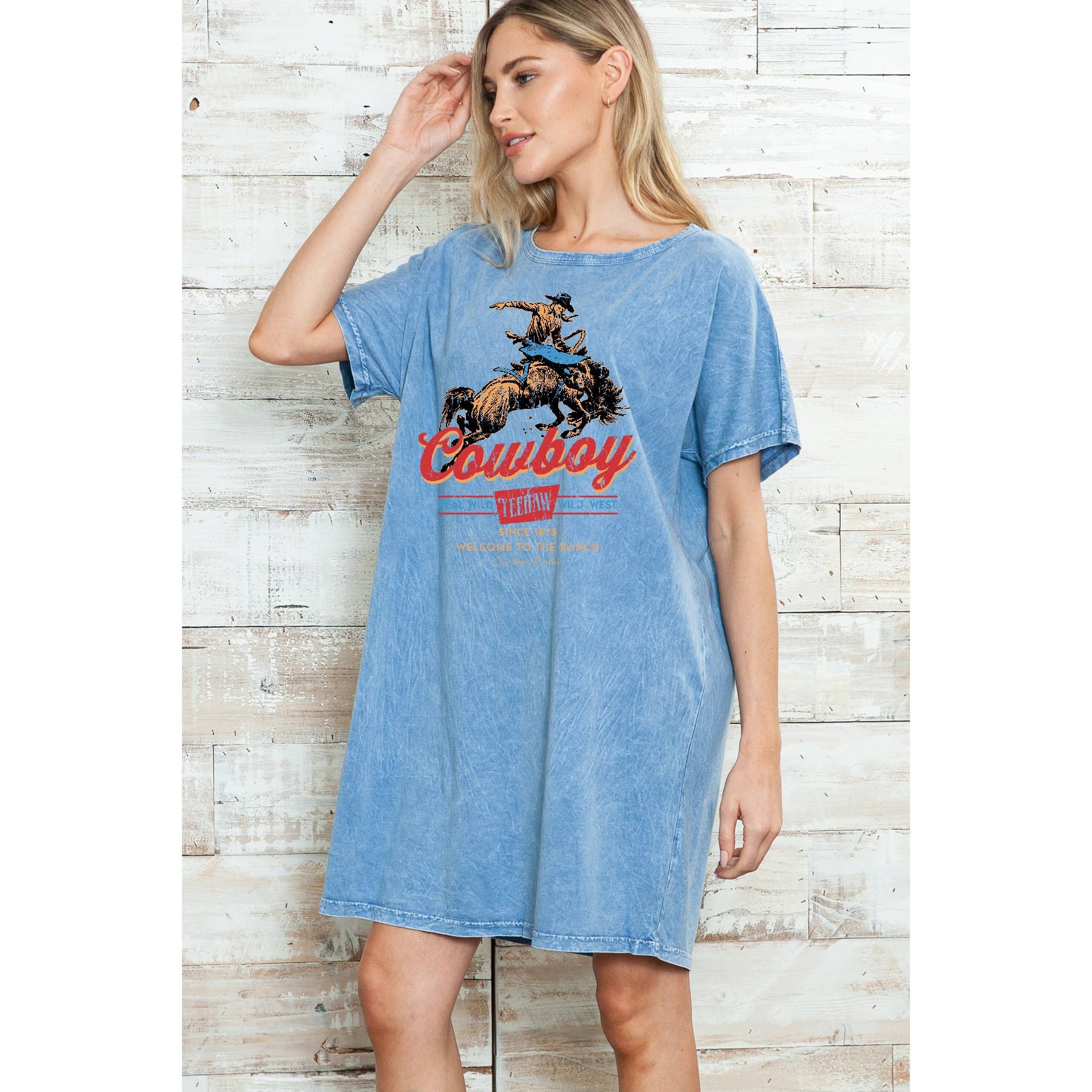 Cowboy Mineral Washed Dress