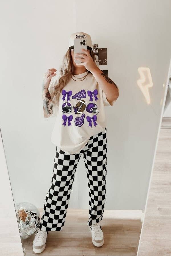 Football Game Day Shirt – Coquette Sports Mom Team Spirit Te
