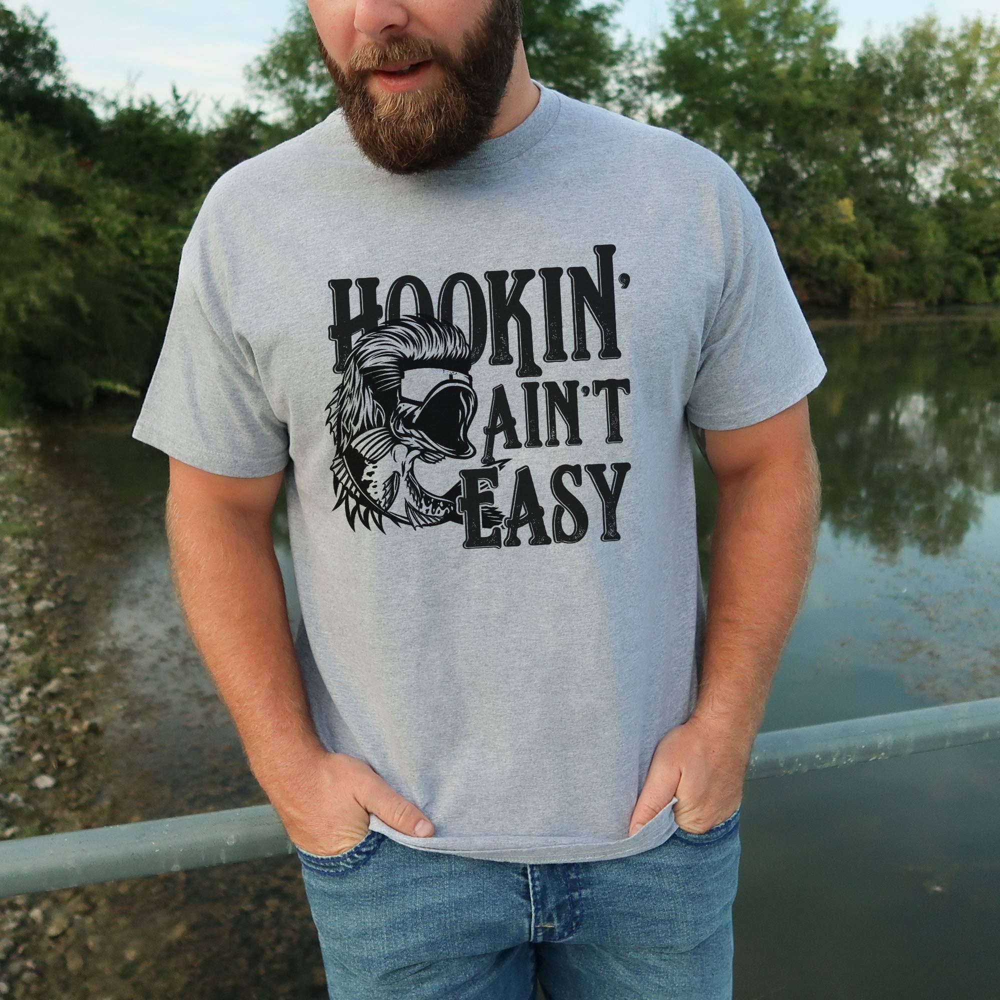 Funny Fishing Graphic Tee 243(Dtf)