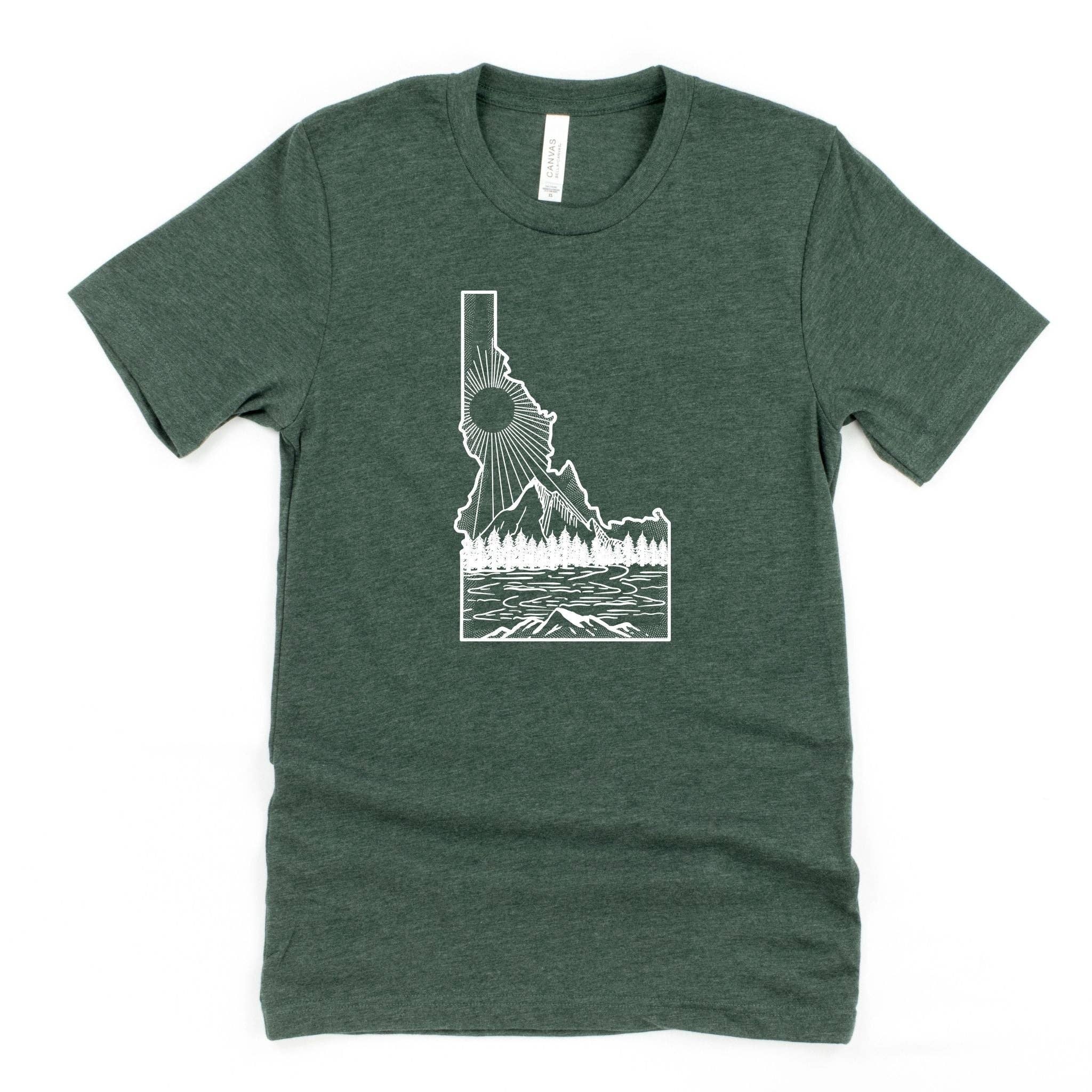 Idaho State Sun & Mountain Graphic Tee 020