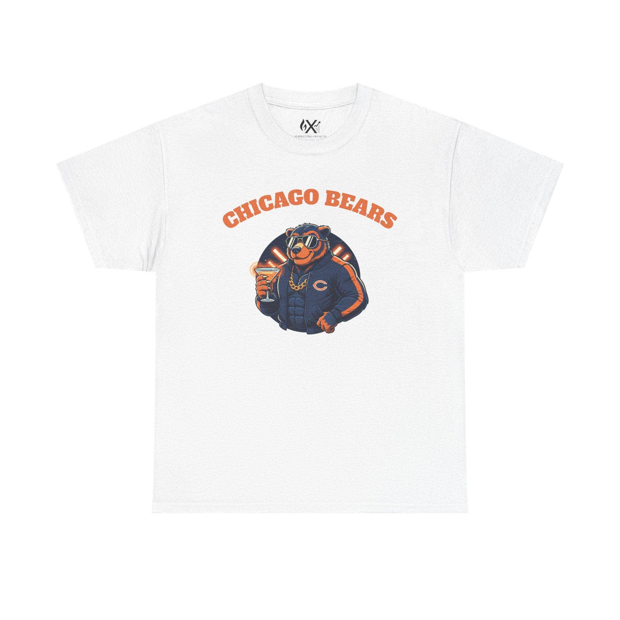 Chi-Cago Bears Vintage Mascot Football Tee