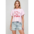 Valentine Season Vintage Graphic Crop Top