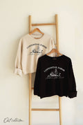 Cottontail Farms Mid Cropped Graphic Sweatshirt