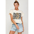 Easy Tiger Graphic Crop Top