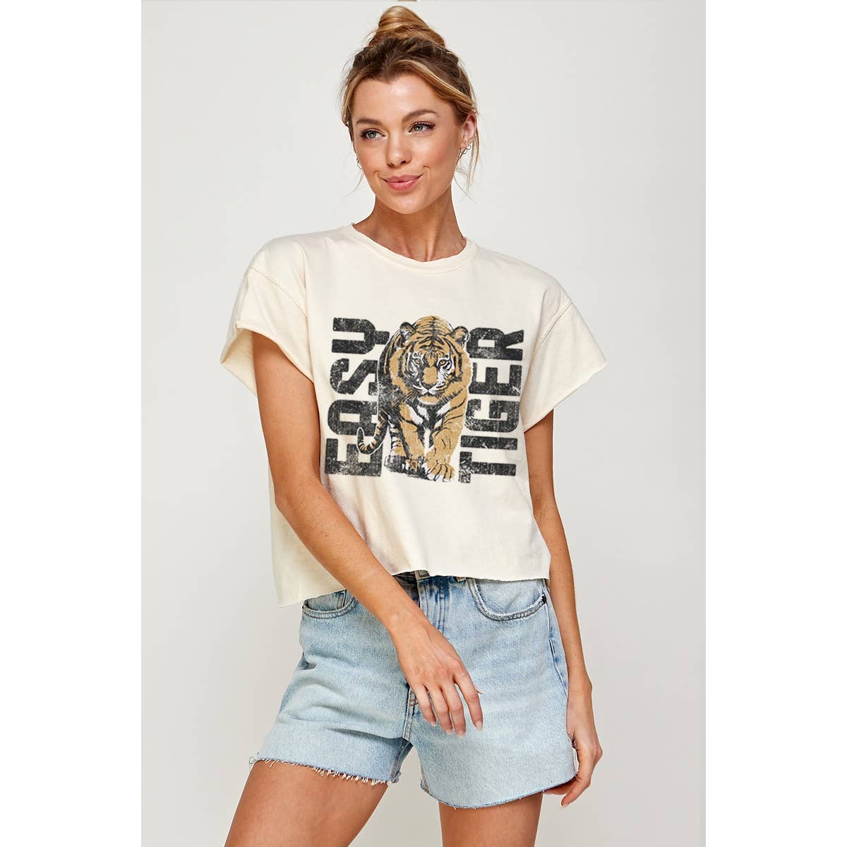Easy Tiger Graphic Crop Top