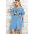 Hard To Break the Wild Side of Mel Mineral Washed Dress