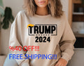 Trump 2024 Sweatshirt Keeping America Great with Election
