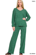 ..SI-27116 Brushed Hacci Long Sleeve & Pants Set