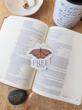 Free Indeed Monarch Bible Verse Sticker | Christian Stickers