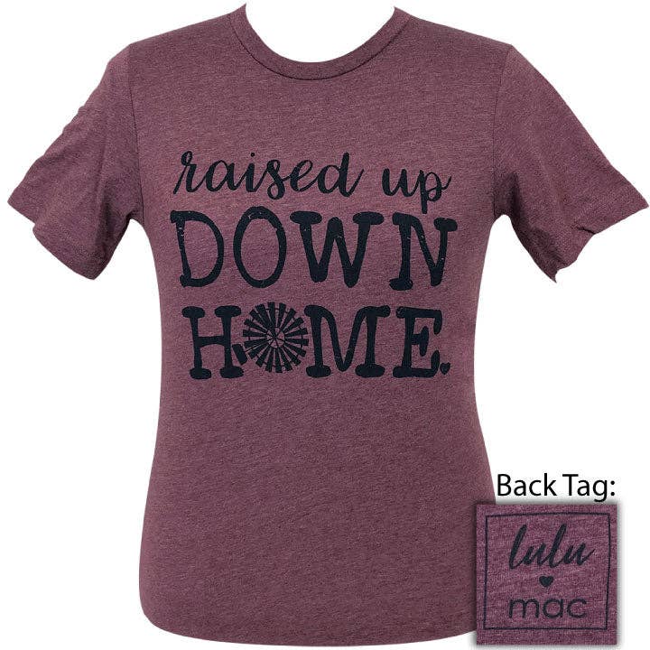 Lulu Mac-Down Home-Heather Maroon SS-LM22