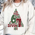 Six Seven Christmas Tree Xmas 6 7 Trendy Cut File