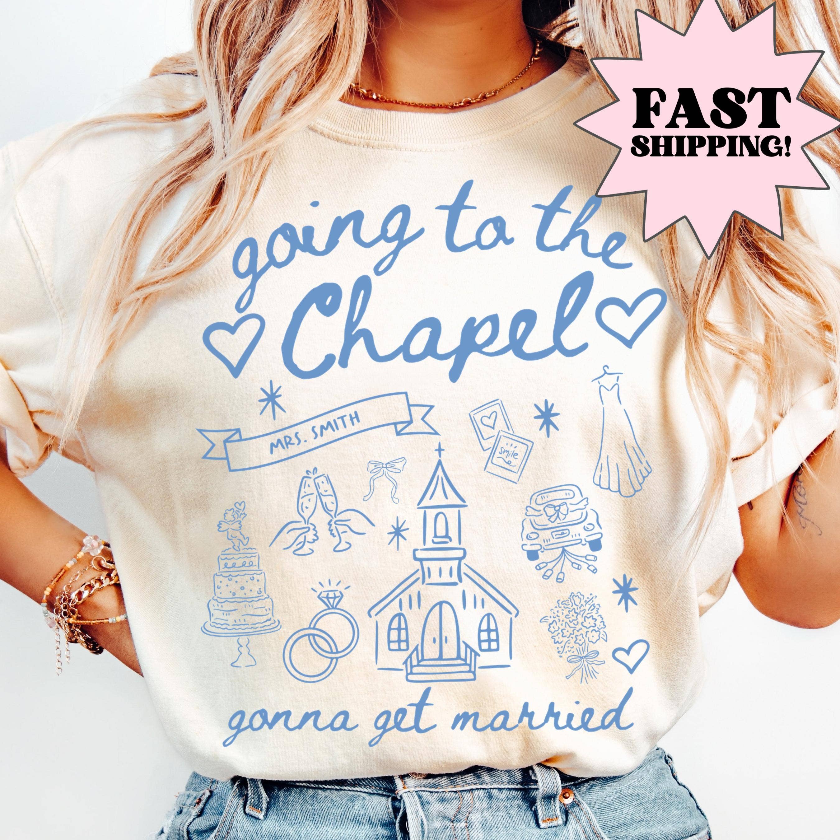 Chapel Bound Bride Bachelorette Party Tee