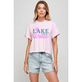 Lake Vibes  Vintage Graphic Crop Top