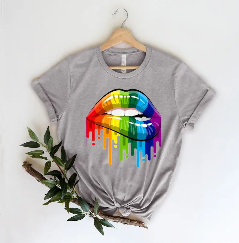 Rainbow Lips T-Shirt