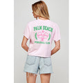 Palm Beach Pickleball Club  Graphic Crop Top