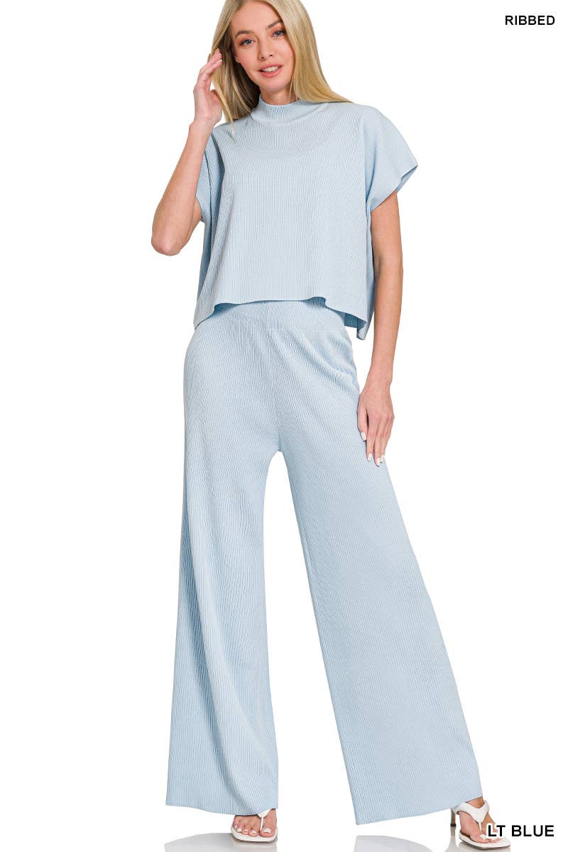 .SI-26892 Viscose Sweater Top & Pants 2 Pc Set
