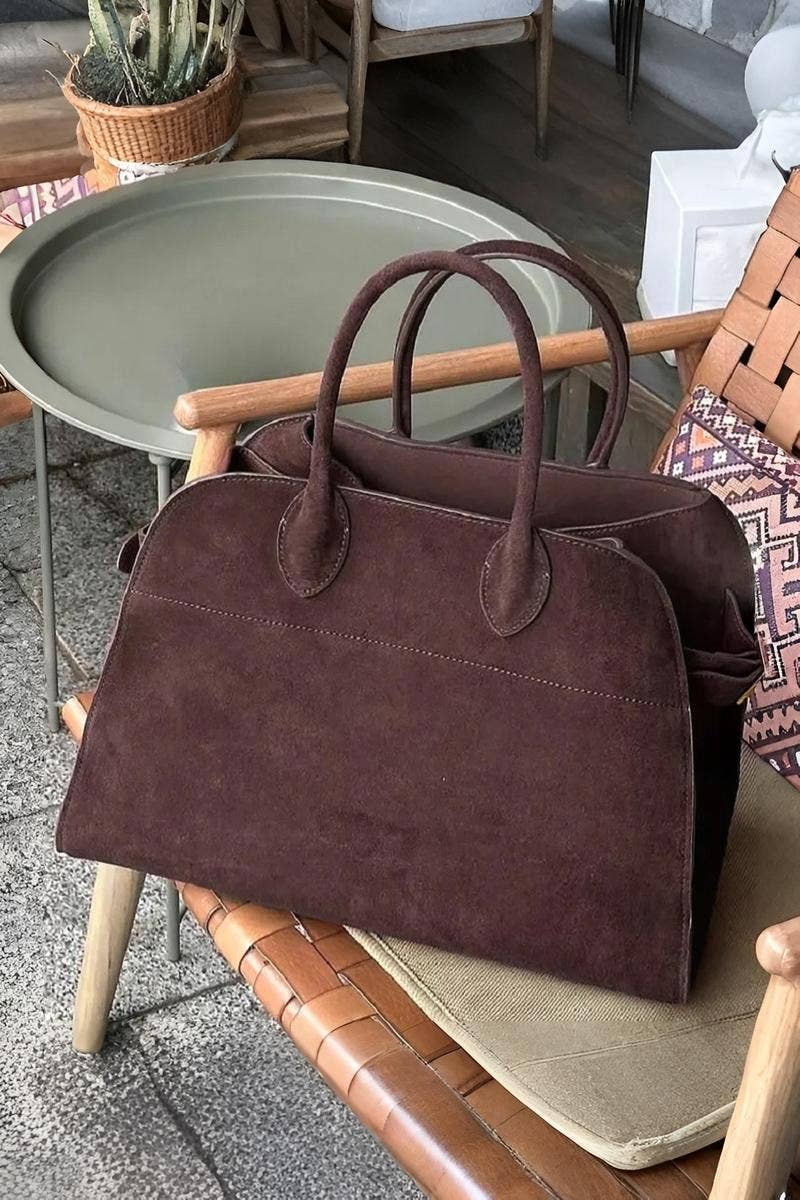 Suede Nubuck Tote Bag