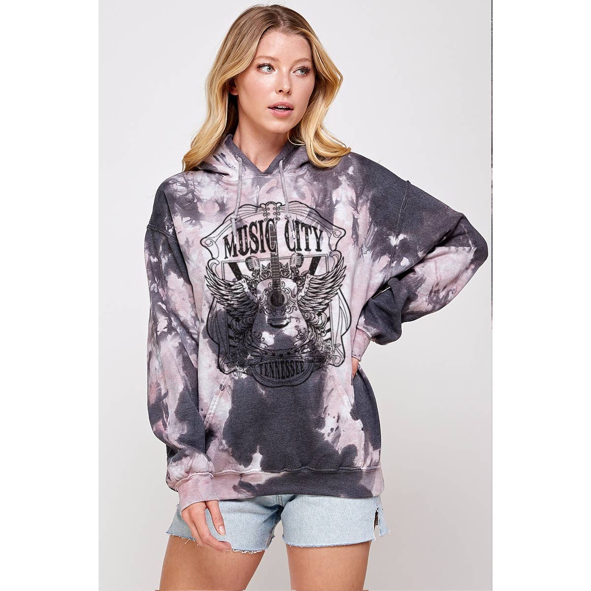 Tennessee  Vintage Graphic Tie Dye  Hoodie