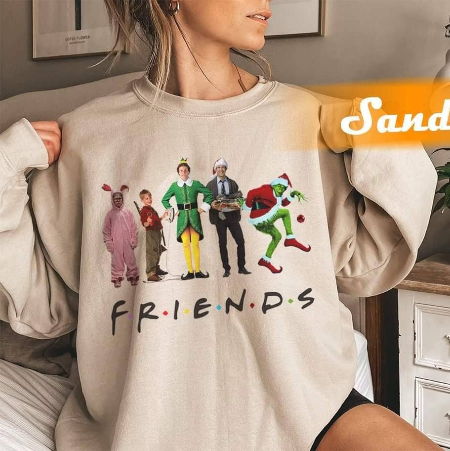 Friends-Themed Christmas Ugly Sweatshirt