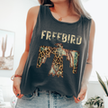 Free Bird, Thunderbird, Music, Leopard Print Tank Top