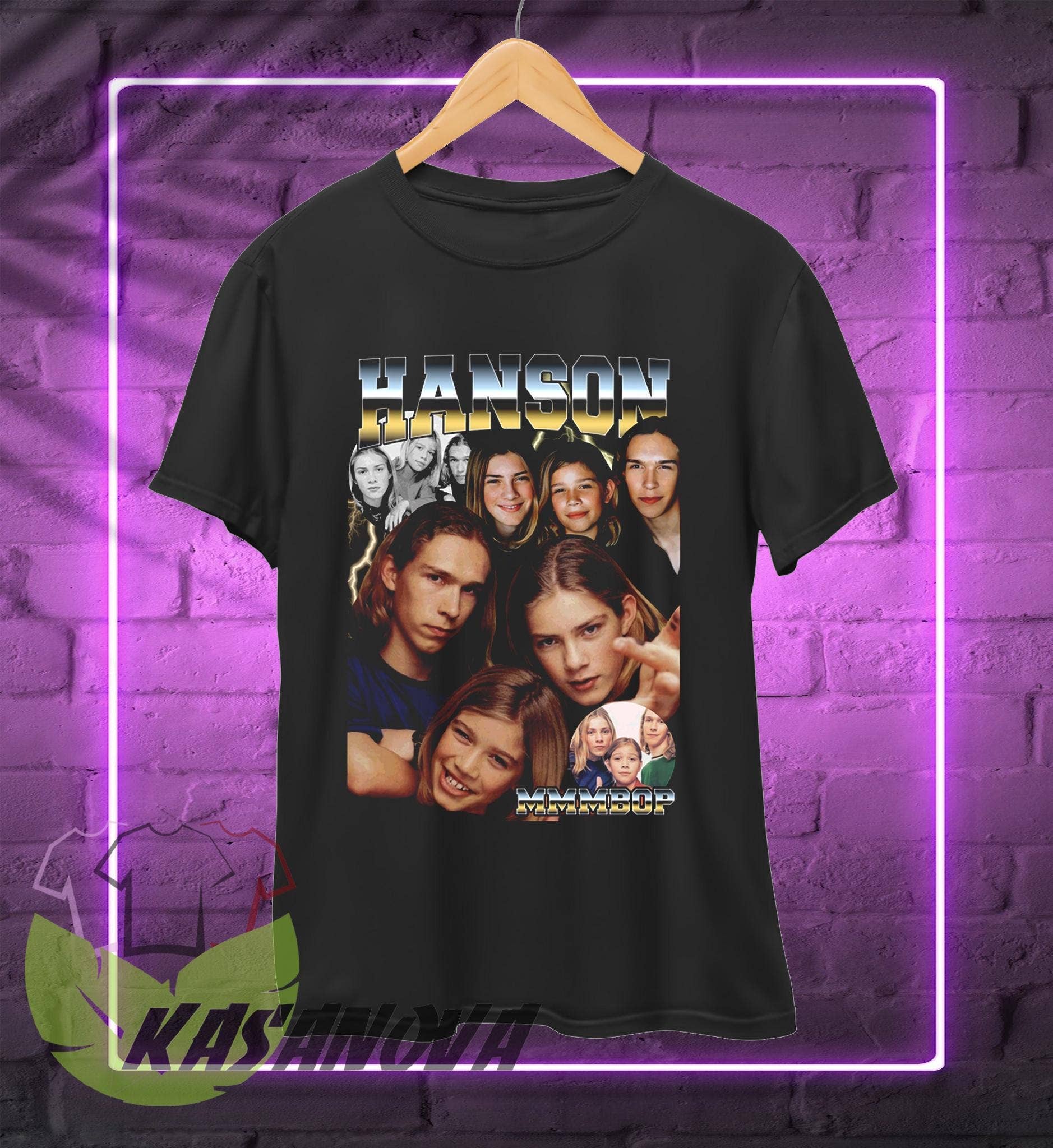 Hanson Mmmbop Pop Rock Band Music Merch 90s Retro T-Shirt