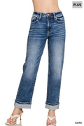 .0123 Plus Cuffed Straight Denim Pants SI-28585
