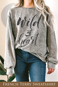 Wild At Heart Mineral Graphix Terry Sweatshirt