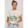 Lake Weekend Vintage Graphic Crop Top