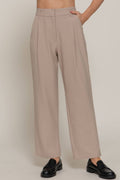 0925 Front Pleats Detail Pants SI-28840