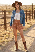 ...0129 Polka Dot Relaxed Fit Shorts SI-29450