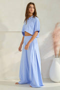 IP5558 | Solid Pleated Wide Leg Pants