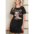 Howdy Y All  Mineral Washed Dress