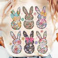 Quilted Bunny Easter T-Shirt