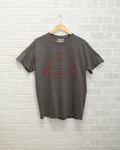 Texas Tech Red Raiders Mega Arch Charcoal Thrifted Tee
